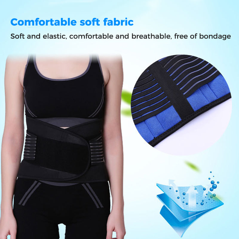 Lower lumbar back support brace