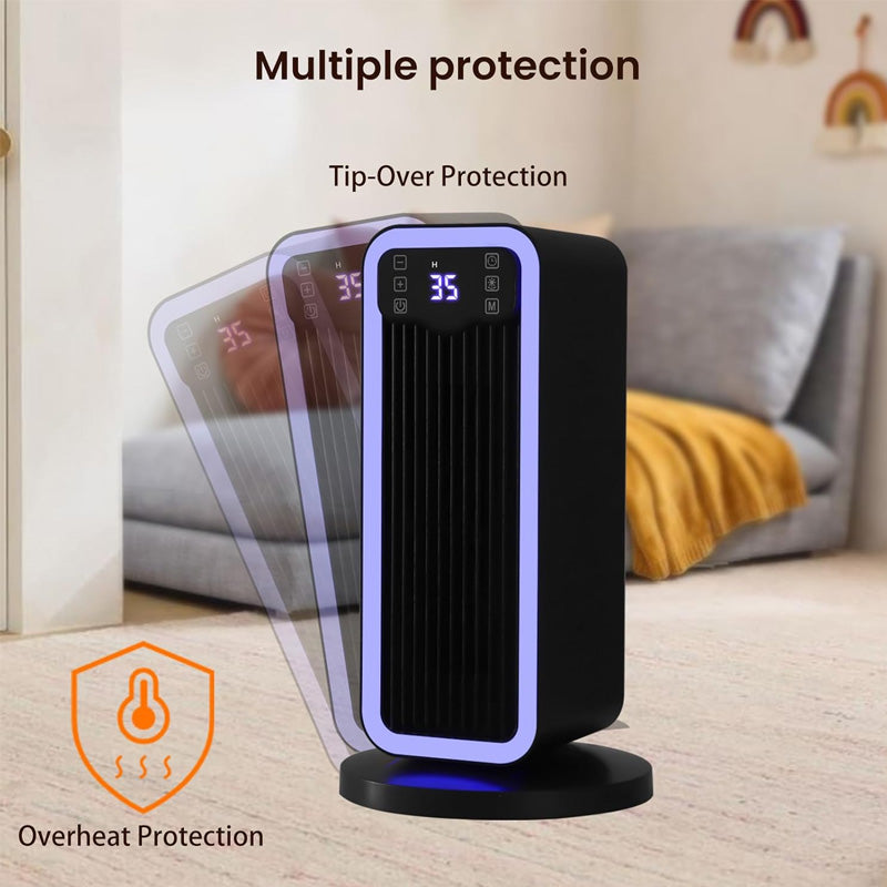Smart Temperature-Controlled Heater Fan