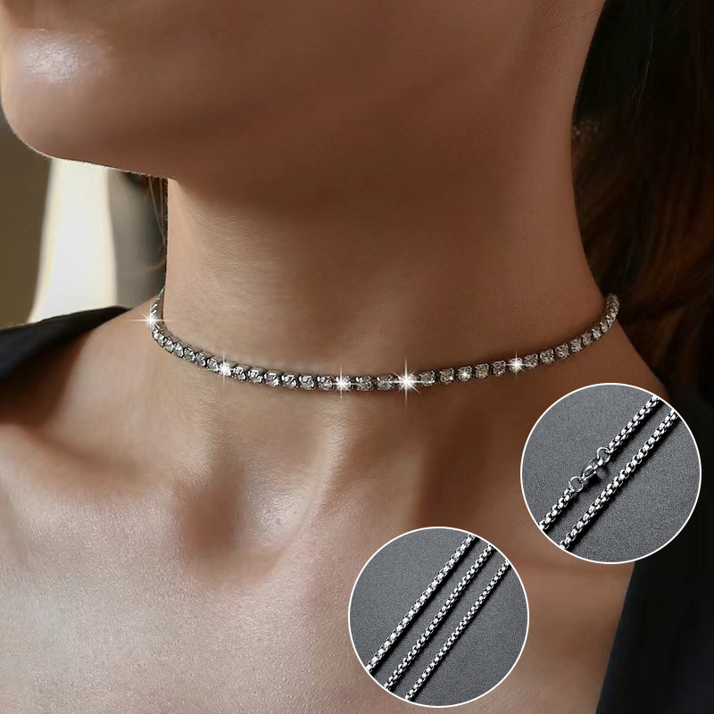 Diamond Clavicle Necklace