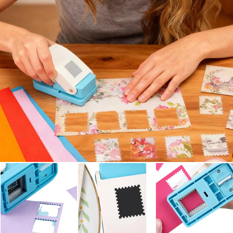 Stamp-Edge Paper Punch