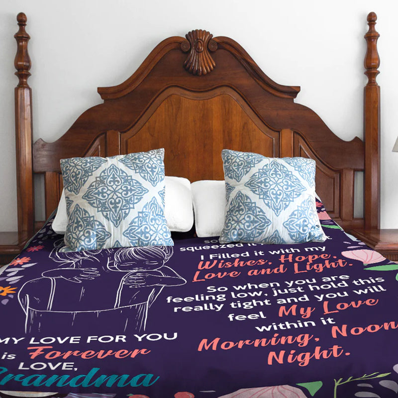 Granddaughter's Gift-Sweet Words Blanket