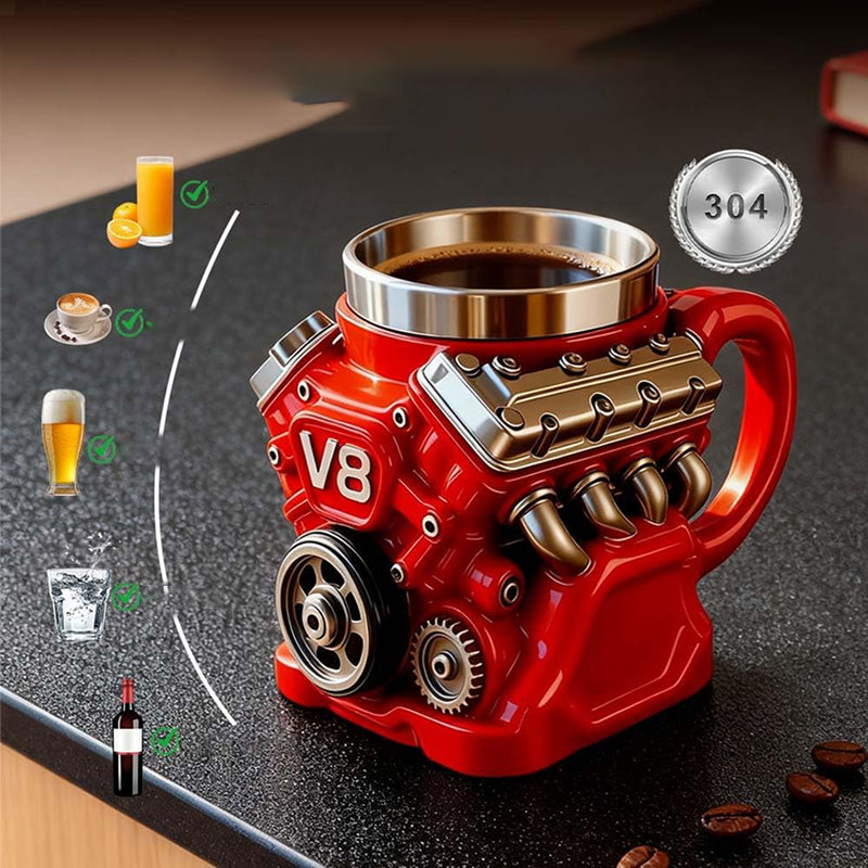 Ultimate V8 Engine Coffee Mug