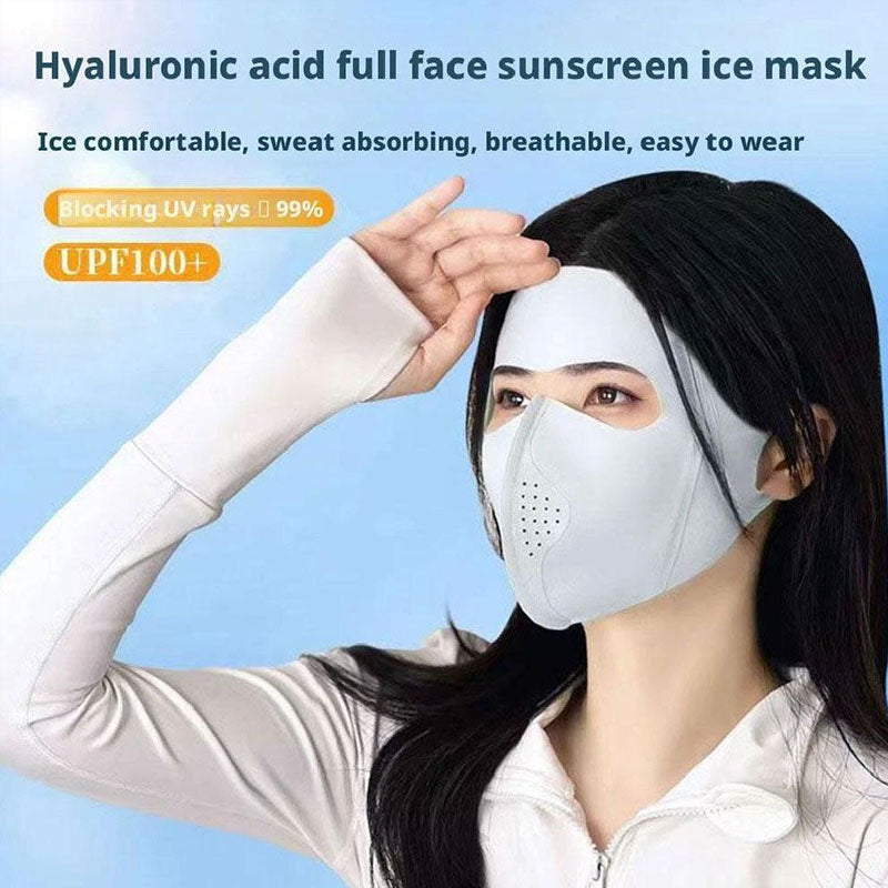 Hyaluronic Acid Ice-Cool Sun Protection Face Mask