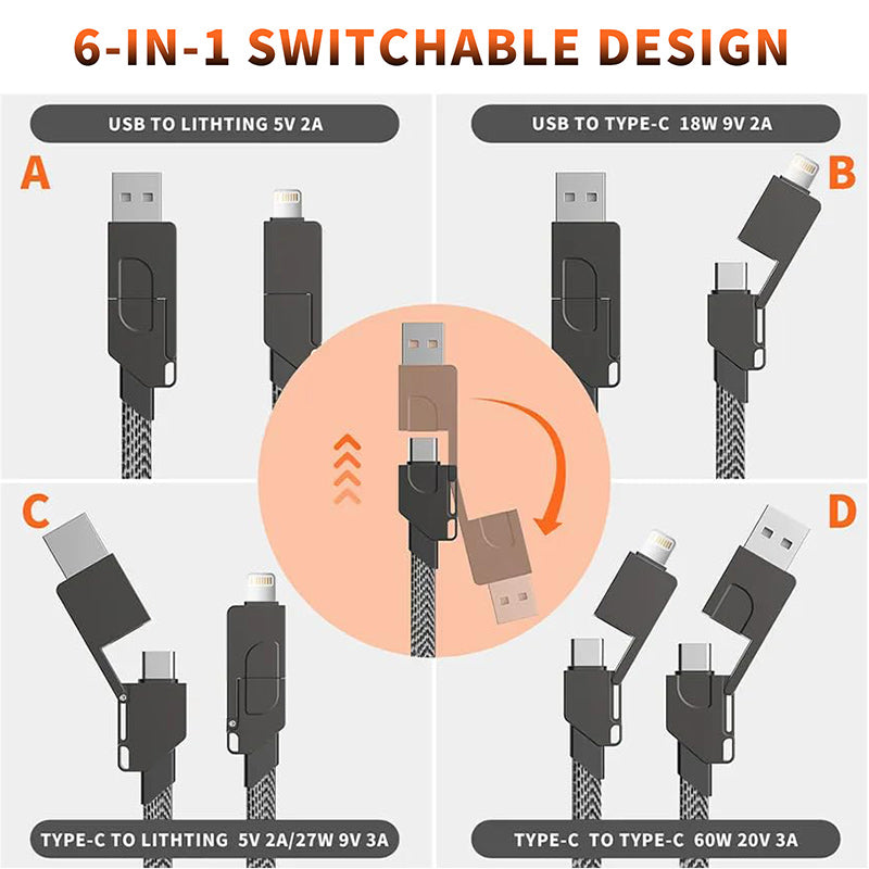 6-in-1 Data Cable