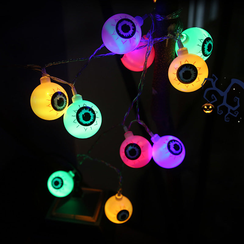 LED Halloween Eyeball String Lights