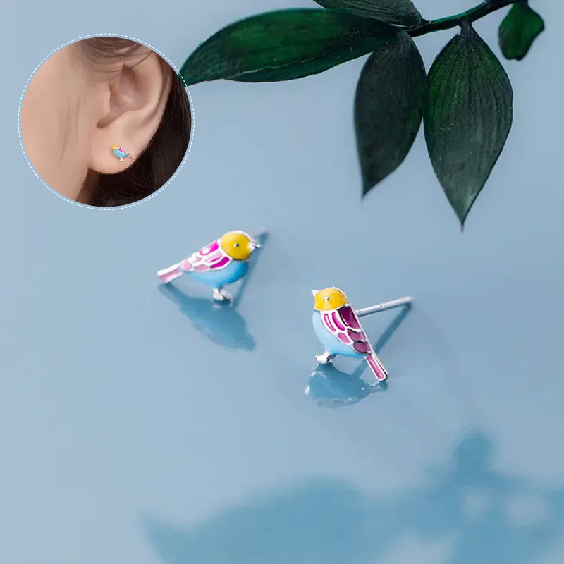 Tiny Bird Earrings