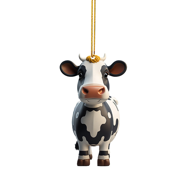 Cartoon Cow Decorative Ornament