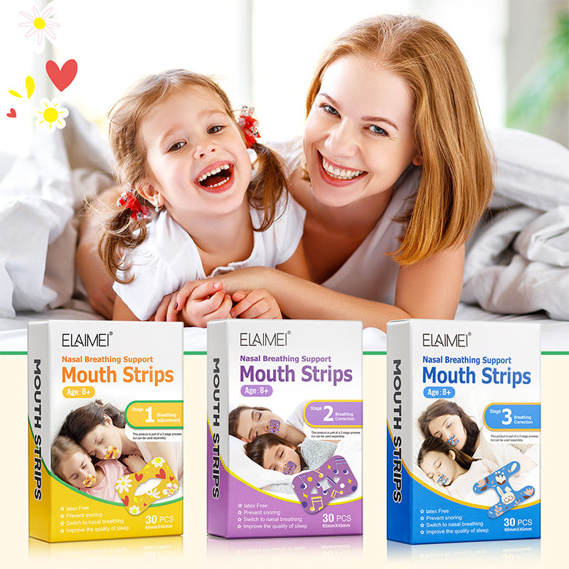 Universal anti-snoring patch for children