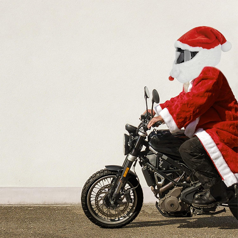 Christmas Santa Motorcycle Helmet Cover