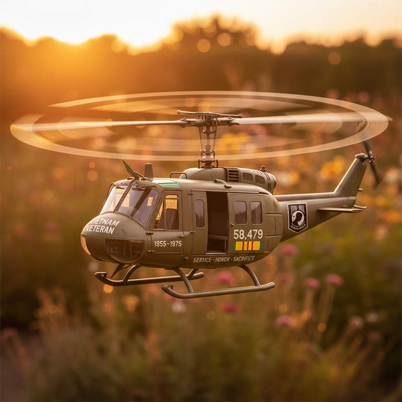 UH-1 Helicopter Wind Spinner