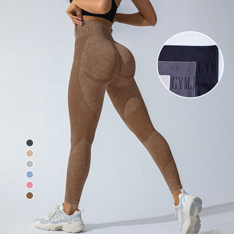 Women's Solid High Waist Sports Leggings