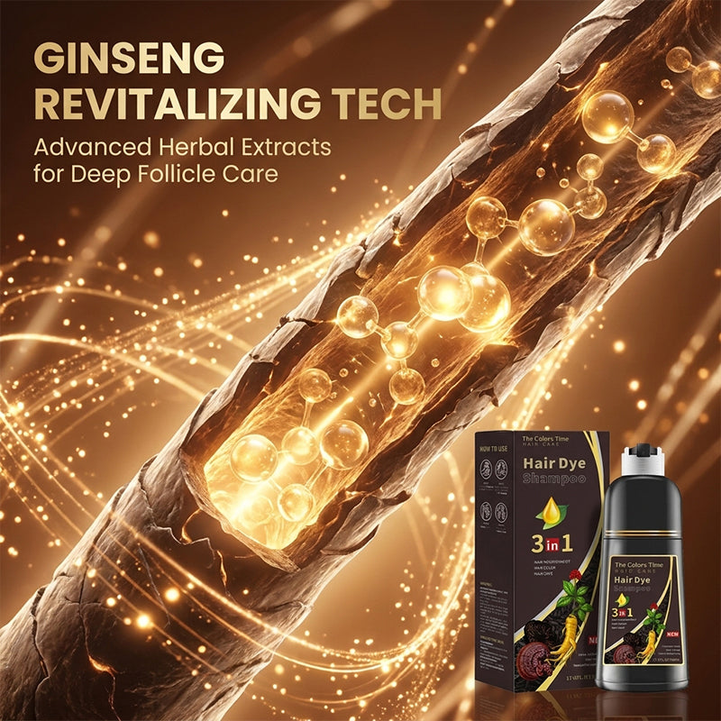 3 in 1 Hair Dye Shampoo