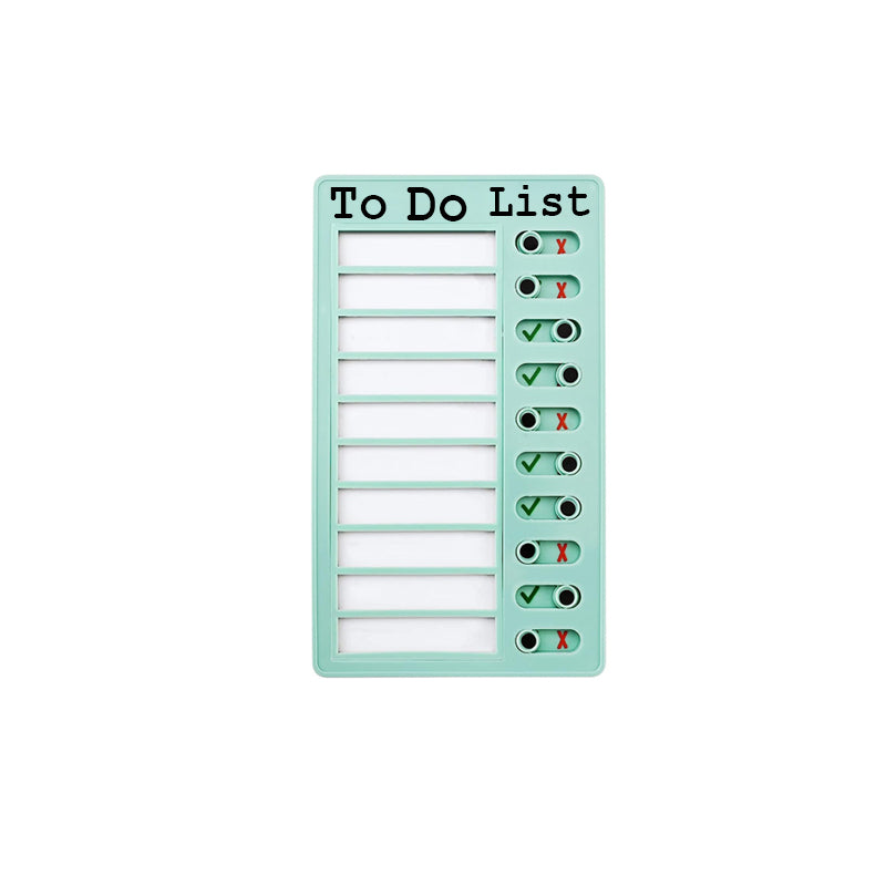 Plastic Sticky Notes Checklist+Daily Routine Chart