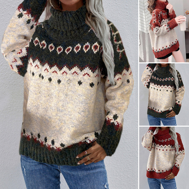 Christmas Jacquard Pullover Sweater