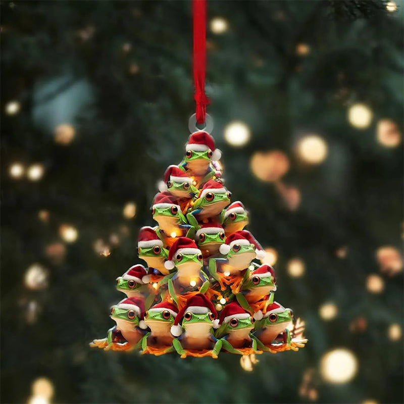 Stacking Animal Christmas Ornaments