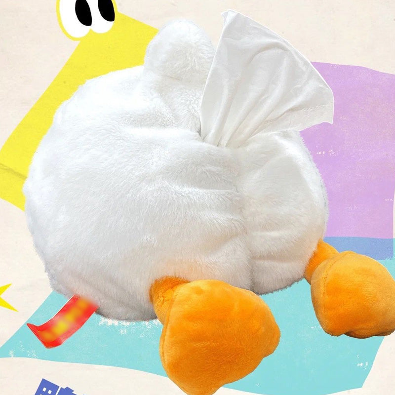 Cute Duck Butt Pumping Paper Box