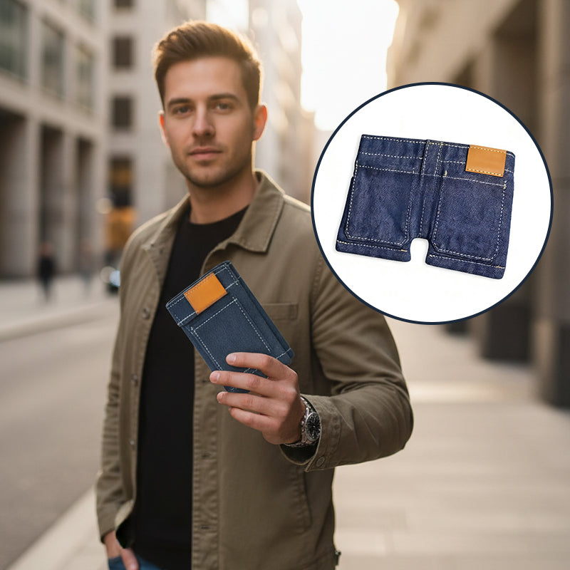 Pocket Pants Mini Jeans Wallet