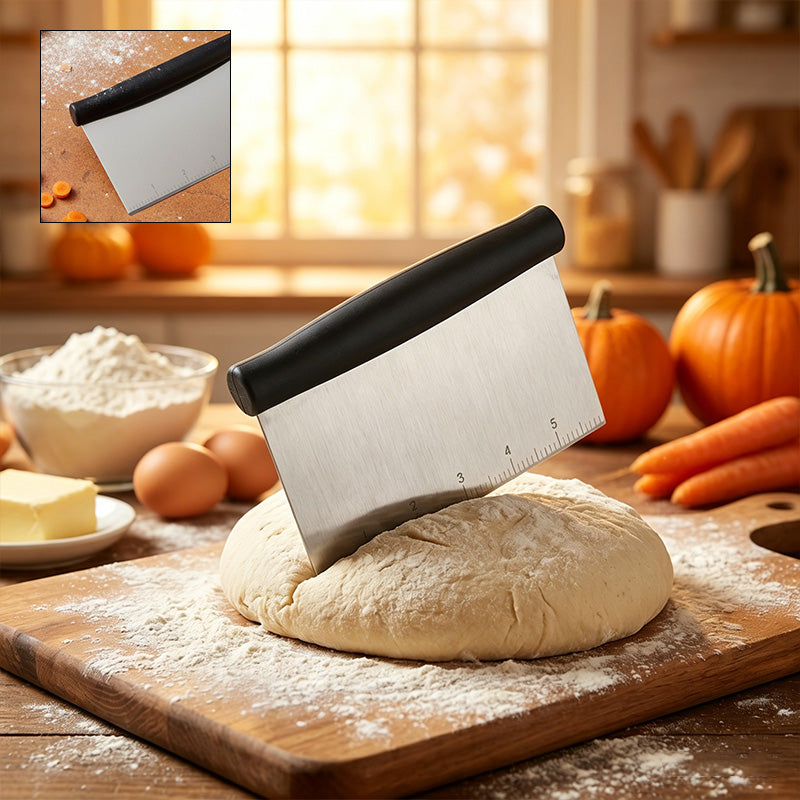 Stainless Steel Dough Scraper