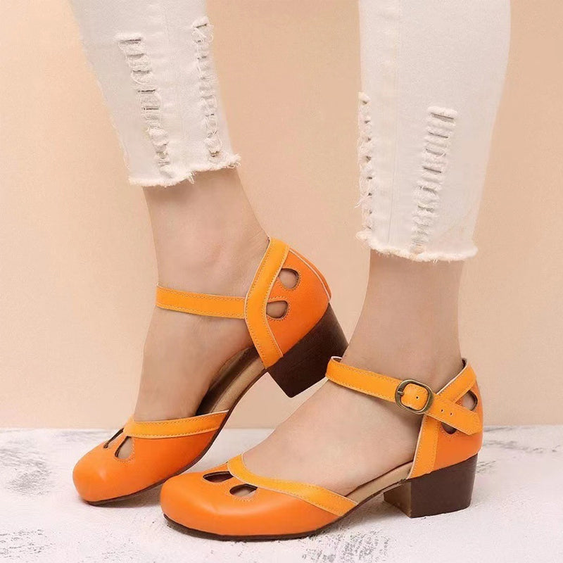 Color Block Ladies Shoes