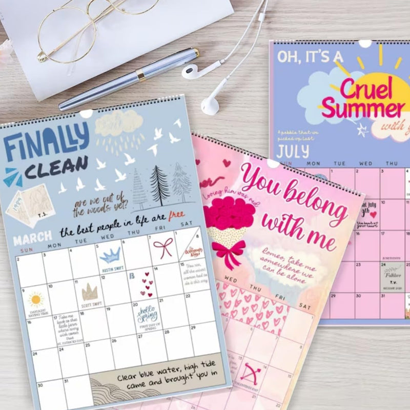 TS Lyrics Calendar
