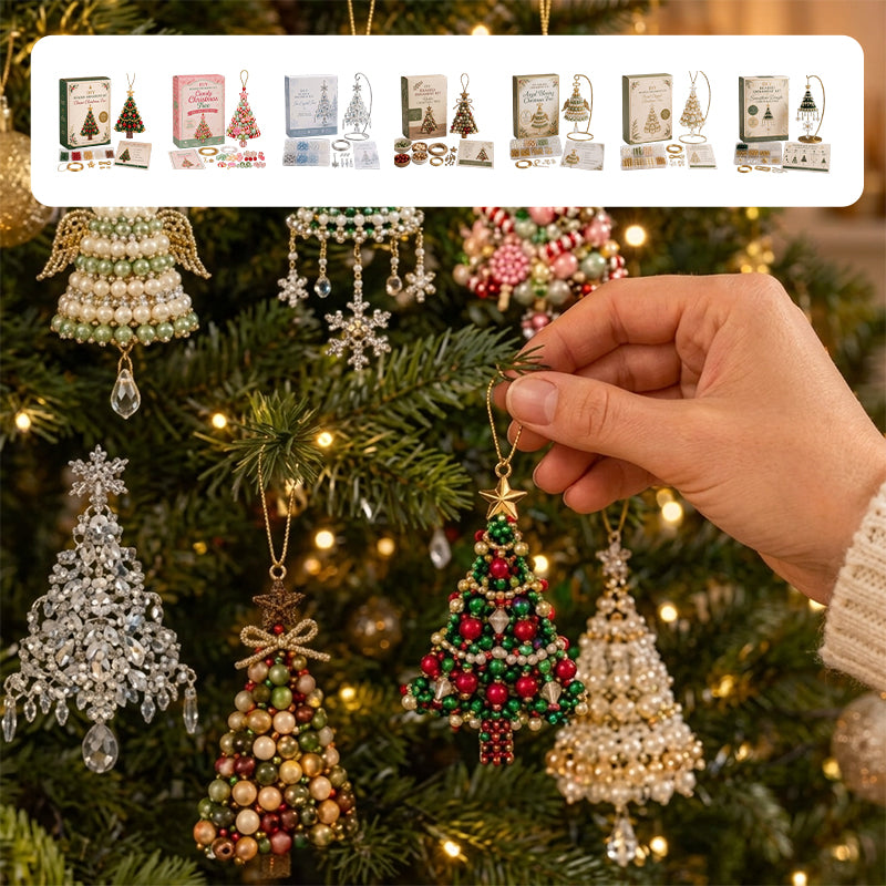 DIY Christmas Tree Beaded Ornament Kit