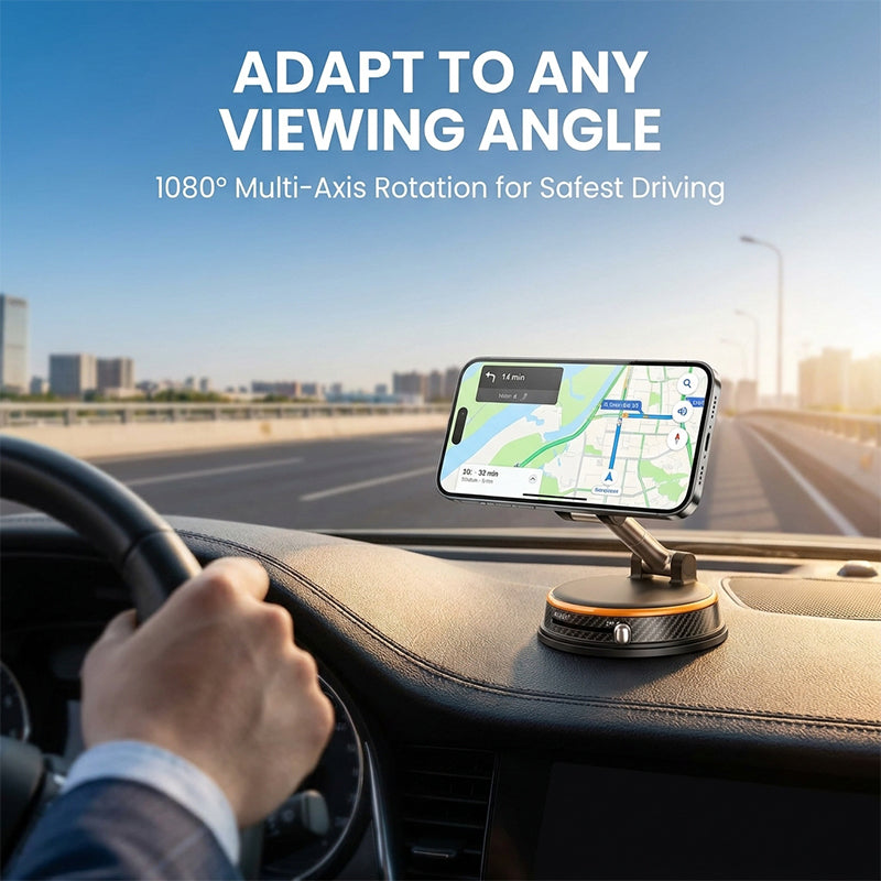 FlexiLock 1080° Magnetic Vacuum Car Phone Mount