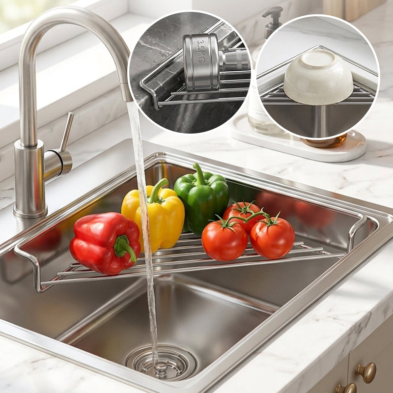 Triangular Stainless Steel Draining Rack