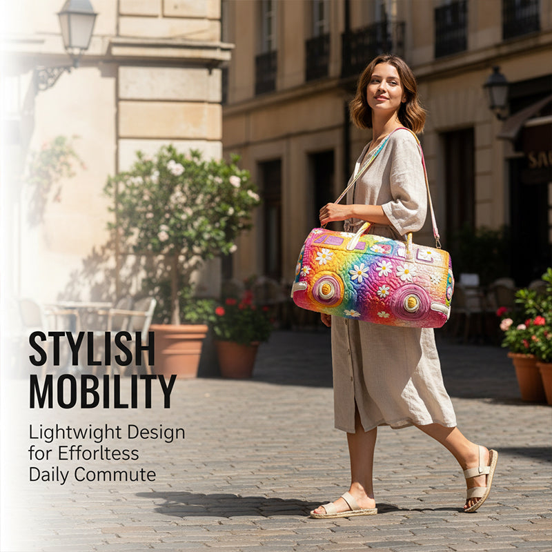 Quilted Multi-Functional Travel & Gym Bag