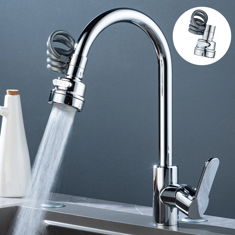 Universal retractable extension faucet