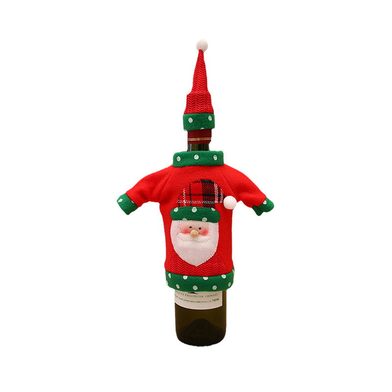 Santa Claus Beer Bottle Cover