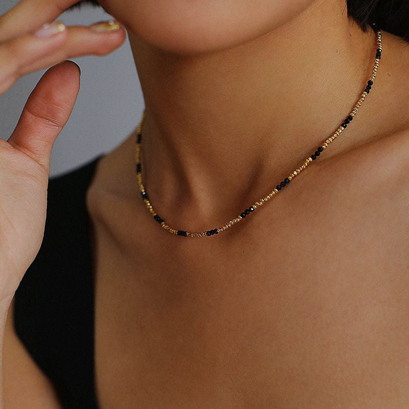 Twilight Golden Beans Necklace