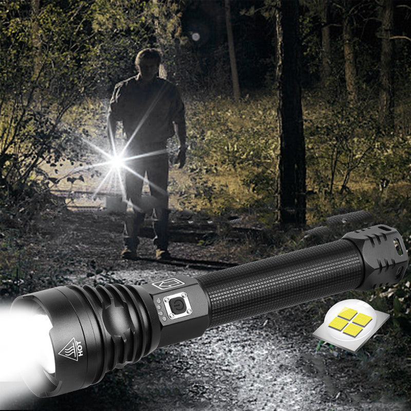 LED Rechargeable Tactical Laser Flashlight
