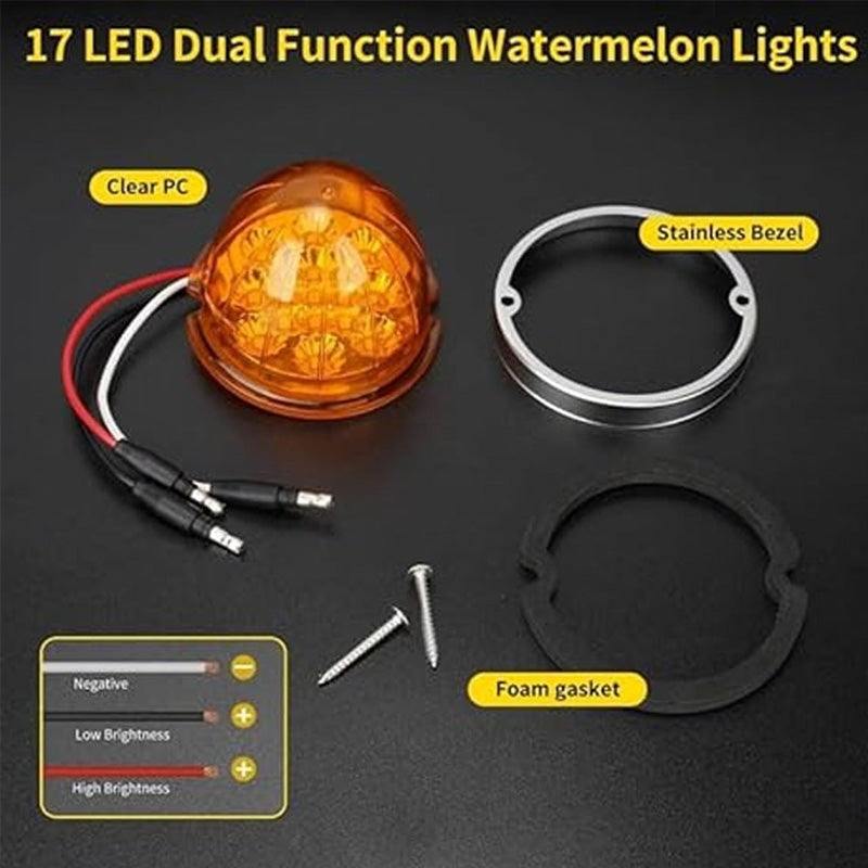 LED Star Watermelon Marker Lights