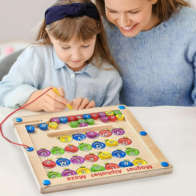 Magnetic Alphabet Maze Toy