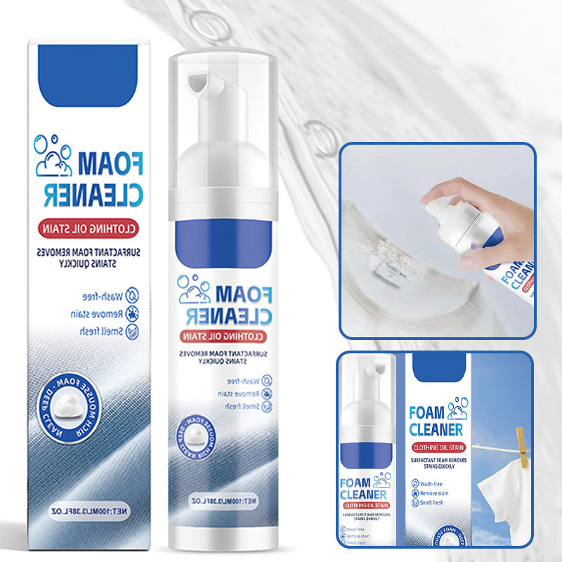 Foam Cleaner for Grease Stains on Clothes