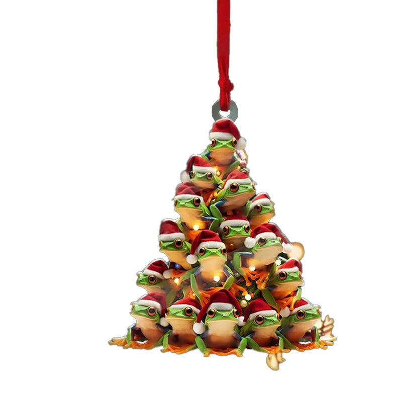 Stacking Animal Christmas Ornaments