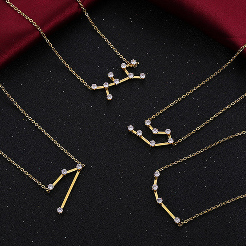 Star Chart Zodiac Necklace