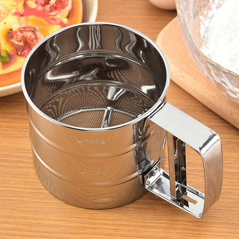 Semi Automatic Multifunctional Baking Flour Sifter Cup