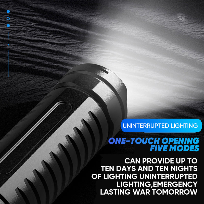 Multifunctional White Laser Telescopic Zoom Tactical Flashlight