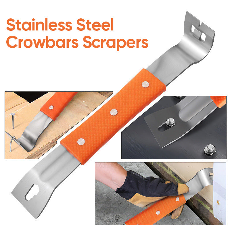 Stainless Steel Crowbars Scrapers
