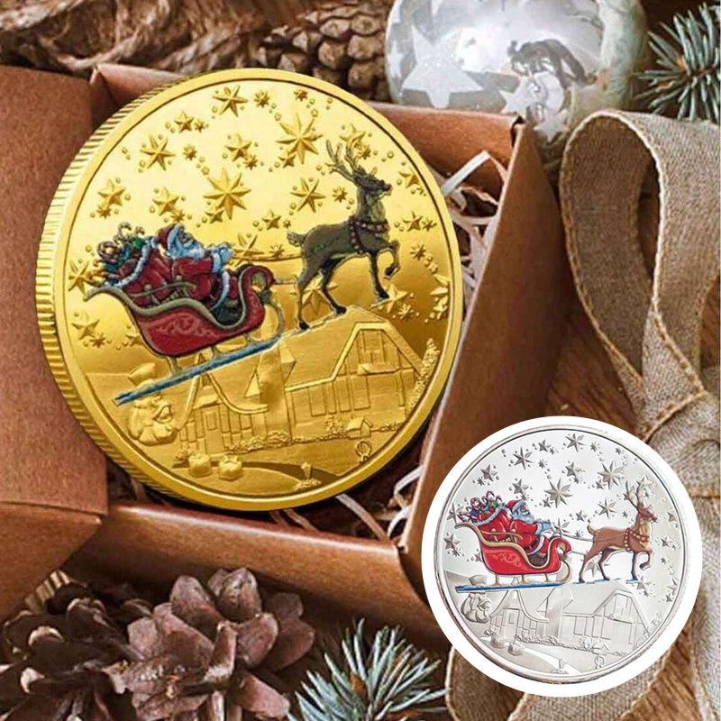 Santa Gold Coins for Christmas Eve Boxes