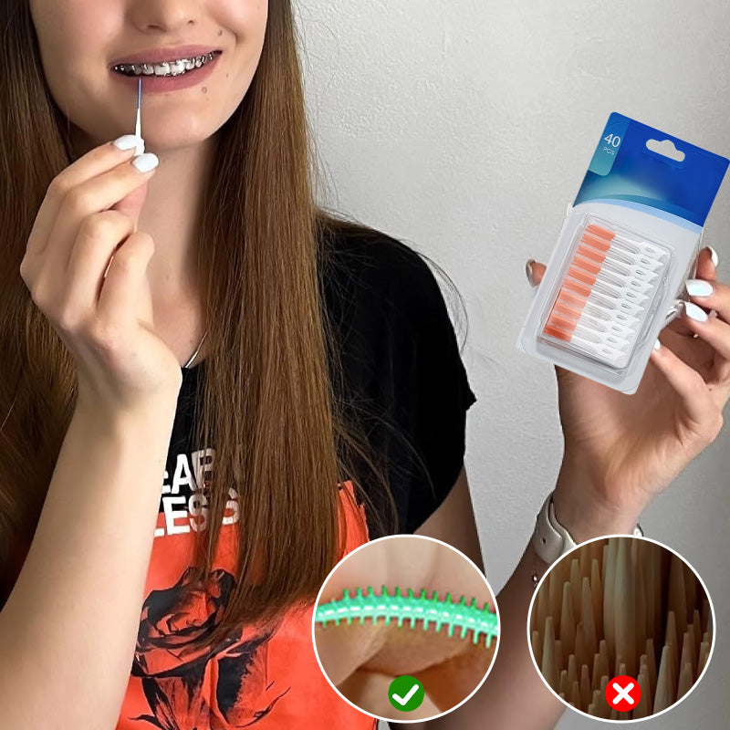 Tooth crevice brush
