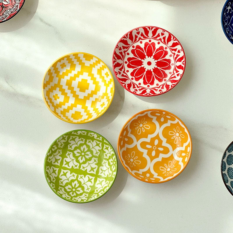 Ceramic Bohemian Flavour Plate Dipping Plate