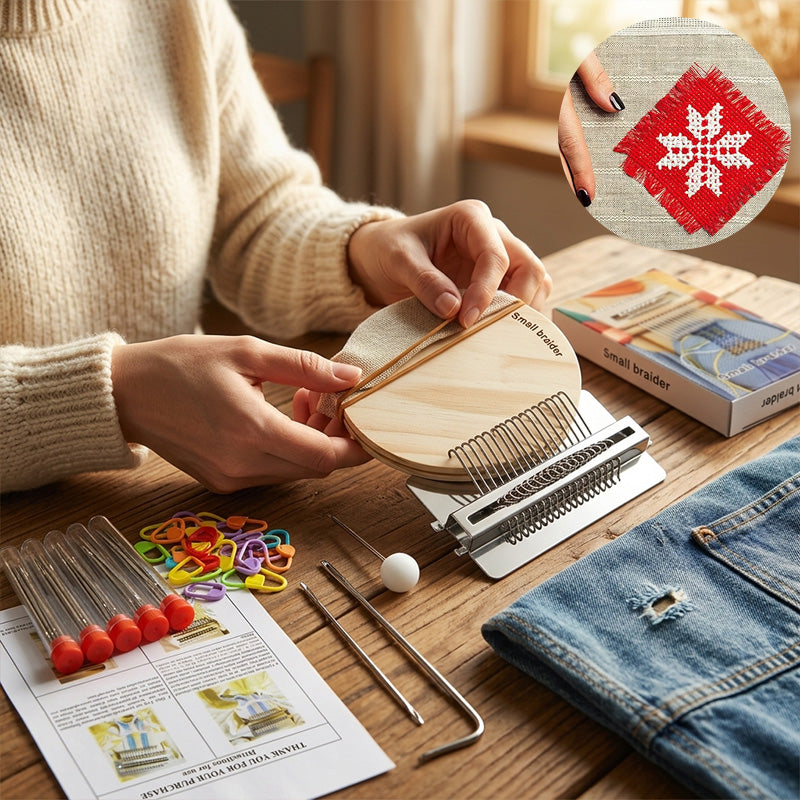 Mini Darning Loom Speed Weaving Tool