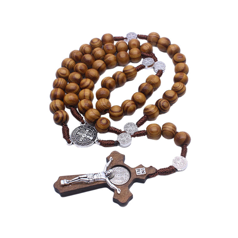 Cross Rosary Necklace