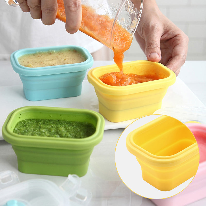 Collapsible Silicone Food Storage Container