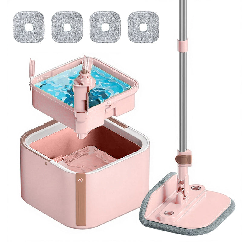 Sakerplus Upgrade Spin Mop Bucket with Detachable Inner Bucket