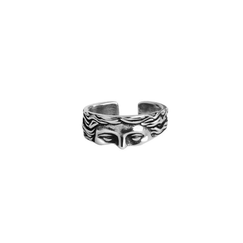 Vintage Venus Half Face Ring