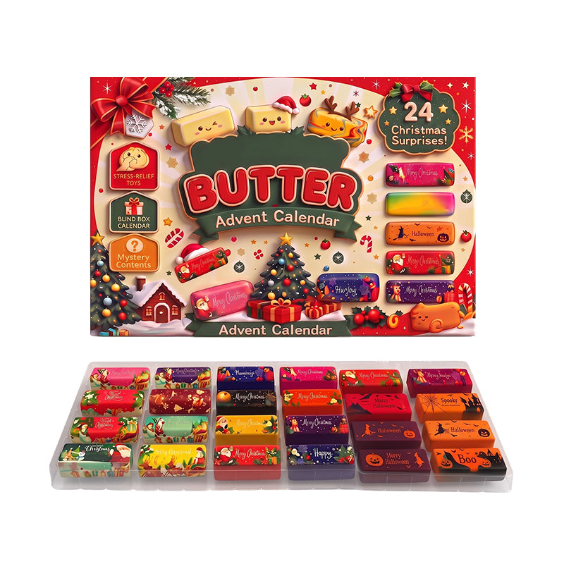 Christmas Butter Squishy Advent Calendar