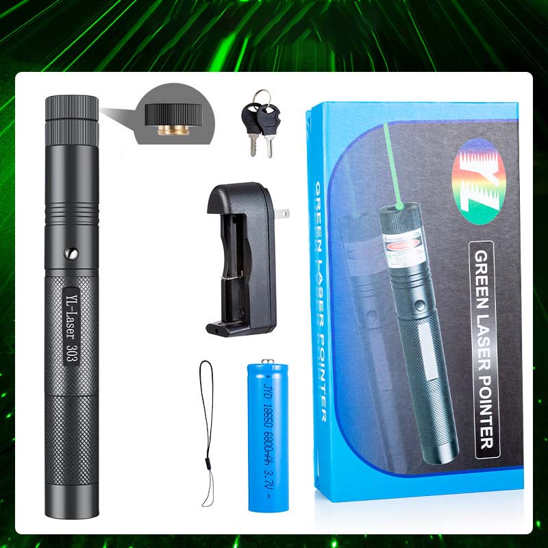 Long Range Green Beam Flashlight Laser